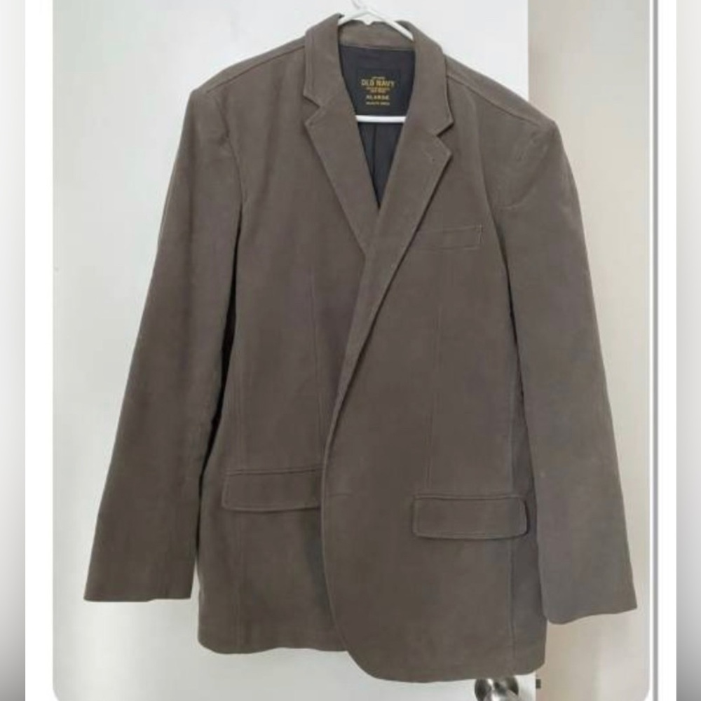 Awesome Old Navy Men’s Faux Suede Blazer XL